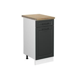Vicco SPODNÍ SKŘÍŇKA KUCHYŇSKÉ LINKY R-Line Antracitový venkovský dům 40 cm , PD Dub obraz