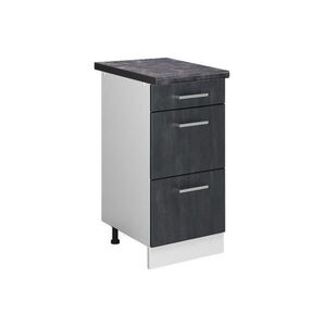 Vicco SPODNÍ SKŘÍŇKA KUCHYŇSKÉ LINKY R-Line Černý beton 40 cm PD Antracit obraz
