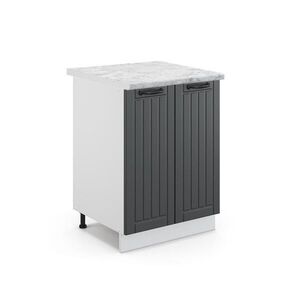 Vicco SPODNÍ SKŘÍŇKA KUCHYŇSKÉ LINKY Fame-Line Antracitový venkovský dům 60 cm , PD Mramor obraz