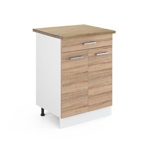 Vicco SPODNÍ SKŘÍŇKA KUCHYŇSKÉ LINKY R-Line Sonoma 60 cm se zásuvkou, PD Dub obraz