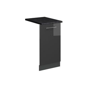 Vicco ČELNÍ PANEL MYČKY Fame-Line Antracitový vysoký lesk 45 cm , PD Antracit obraz