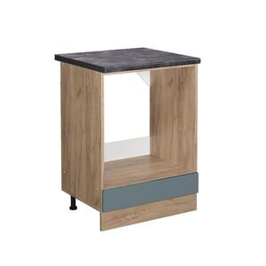 Vicco SKŘÍŇKA NA VESTAVĚNOU TROUBU R-Line Modrošedá 60 cm , PD Antracit obraz