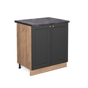 Vicco SKŘÍŇKA POD DŘEZ Fame-Line Antracitově zlatý 80 cm , PD Antracit obraz