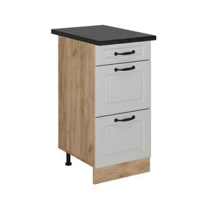 Vicco SPODNÍ SKŘÍŇKA KUCHYŇSKÉ LINKY R-Line Bílý venkovský dům 40 cm se zásuvkami, PD Antracit obraz