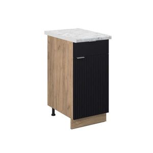 Vicco SPODNÍ SKŘÍŇKA KUCHYŇSKÉ LINKY Fame-Line Černý pruhovaný 40 cm , PD Mramor obraz
