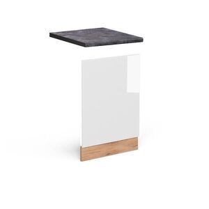 Vicco PŘEDNÍ PANEL R-Line Bílá vysoký lesk 45 cm , PD Antracit obraz