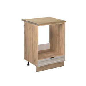 Vicco SKŘÍŇKA NA VESTAVĚNOU TROUBU Fame-Line GreyBeige 60 cm , PD Dub obraz