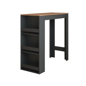 Vicco BAROVÝ STŮL Repose Antracit/zlatý dub 45 x 110 cm obraz