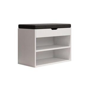 Vicco BOTNÍK S LAVICÍ Titus Bílá 60 x 45 cm s policí obraz