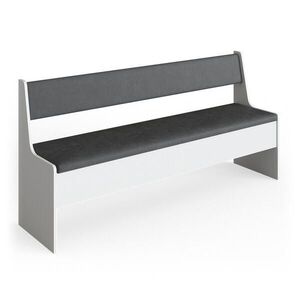 Vicco LAVICE DO JÍDELNY DO ROHU Roman Bílá 41.5 x 166.6 cm obraz