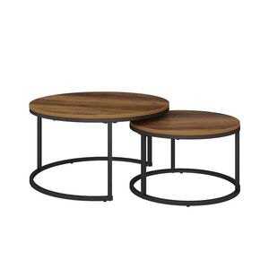 Vicco STOLEČEK KÁVOVÝ STOLÍK Montreal Dřevo 77 x 40 cm 2 díly obraz