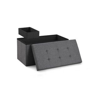 Blumtal SEDACÍ LAVICE 76/38/38 cm + box navíc, anthracit obraz