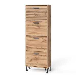 Vicco VÝKLOPNÍK NA BOTY Amber Dub Wotan 60 x 168 cm se 4 přihrádkami obraz