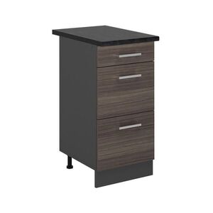 Vicco SPODNÍ SKŘÍŇKA KUCHYŇSKÉ LINKY R-Line Ušlechtilá šedá 40 cm se zásuvkami, PD Antracit obraz
