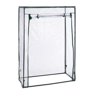 Relaxdays FÓLIOVNÍK Transparentní Zelený pro rajčata PVC fólie 150 cm obraz