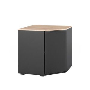 Vicco PŘÍBORNÍK Betti Anthracite/Sonoma 77.9 x 77.9 cm s 1 dveřmi obraz