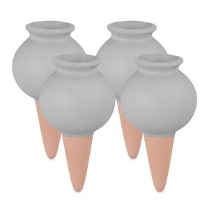 Relaxdays ZAVLAŽOVAČ Šedý set-4 keramika 12x6 cm obraz