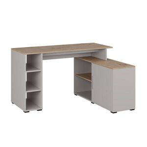 Vicco ROHOVÝ PSACÍ STŮL Rudy Kašmír 135 x 110 cm s policemi obraz