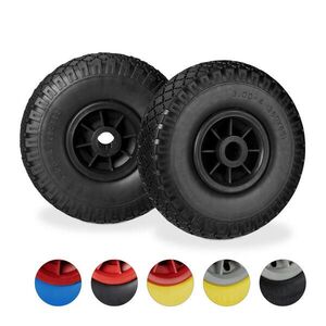 Relaxdays KOLO Černé 2ks-set 26 cm obraz