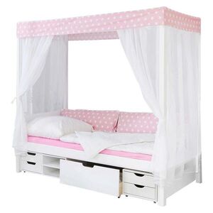 Livetastic POSTEL S NEBESY, 90/200 cm, růžová, bílá obraz