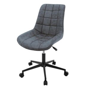 ML-DESIGN KANCELÁŘSKÁ ŽIDLE z umělé kůže v antracitové barvě obraz