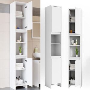 Vicco KOUPELNOVÁ SKŘÍŇKA Emma Bílá 30 x 190 cm obraz