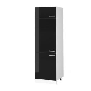 Vicco UNIVERZÁLNÍ SPÍŽNÍ SKŘÍŇKA R-Line Černý vysoký lesk 60 cm s dvířky obraz