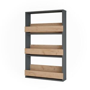 Vicco STOJAN NA SKLENIČKY NA VÍNO Repose Zlatý dub power/antracit 60 x 98 cm obraz