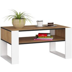 RAUMHIRSCH FURNITURE KONZOLOVÝ STOLEK dub Craft, bílá 45/92/53 obraz