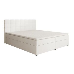 Beautysofa ČALOUNĚNÁ postel Topiq 184/203/103, bílá obraz