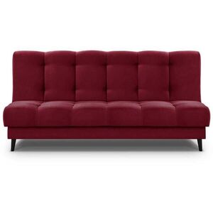 Beautysofa 3MÍSTNÁ rozkládací pohovka Nancy, bordó obraz