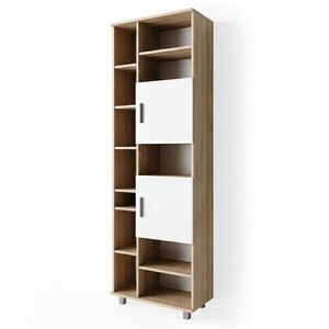 Vicco KOUPELNOVÁ SKŘÍŇKA Ilias Bílá/Sonoma 60 x 190 cm obraz