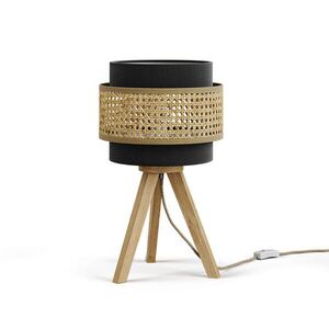 Vicco STOLNÍ LAMPA Morten Černá 26 x 45 cm se stojanem obraz