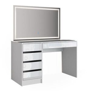 Vicco TOALETNÍ STOLEK Sherry Bílá 120 cm s osvětlením LED obraz