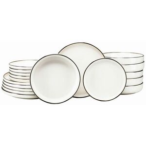 Creatable JÍDELNÍ SOUPRAVA Nordic Festive Creme 18dílné obraz