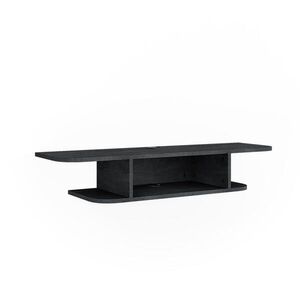 Vicco NÍZKÝ NÁBYTEK POD TELEVIZI Lorio Černý beton 105 x 18.2 cm s otevřenými přihrádkami obraz