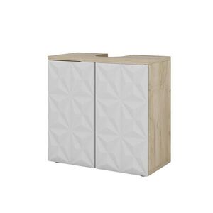 Vicco ZÁKLADNÍ SKŘÍŇKA POD UMYVADLO Edge Bílá 60 x 57 cm se 2 dvířky obraz