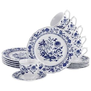 Creatable KÁVOVÁ SOUPRAVA Flora Zwiebelmuster 18dílné obraz