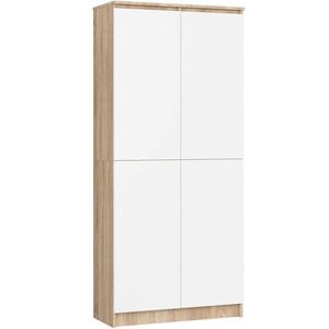 RAUMHIRSCH FURNITURE STOJANOVÁ POLICE Dub Sonoma, bílá 180/80/35 obraz