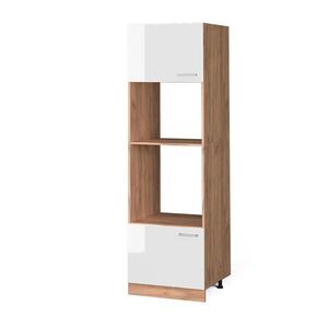 Vicco SKŘÍŇKA NA MIKROVLNNOU TROUBU R-Line Bílá vysoký lesk 60 cm obraz