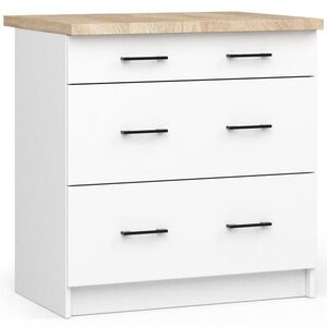 RAUMHIRSCH FURNITURE SPODNÍ SKŘÍŇKA Bílá 85/80/46 obraz