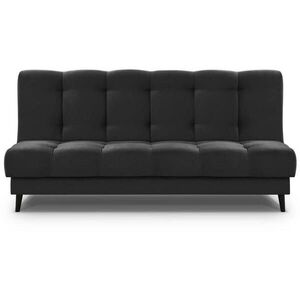 Beautysofa 3MÍSTNÁ rozkládací pohovka Nancy, černá obraz