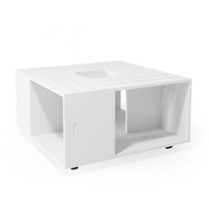 Vicco KONFERENČNÍ STŮL Anton Bílá 80 x 80 cm obraz