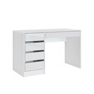 Vicco STŮL Sherry Bílá 55 x 120 cm se zásuvkami obraz