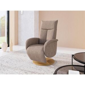 Sit & More RELAXAČNÍ KŘESLO, textil, cappuccino obraz