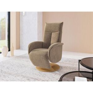 Sit & More RELAXAČNÍ KŘESLO, textil, světle hnědá obraz