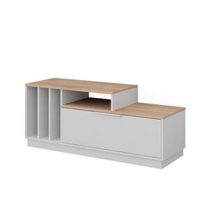 Vicco LOWBOARD Betti, Bílá/Sonoma, 120 x 49.9 cm s 1 dveřmi obraz