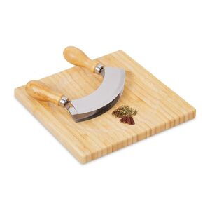 Relaxdays KOLÉBKOVÝ NŮŽ přírodní stříbrný 2-dílná sada 20x20 cm obraz