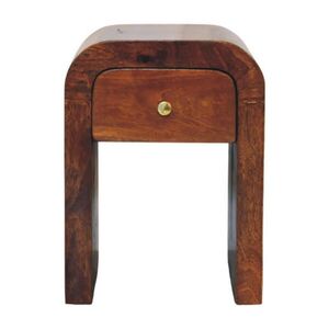 Artisan Furniture NOČNÍ STOLEK Newton, 1 zásuvka, 1 otevřená přihrádka, hnědý obraz