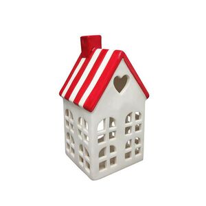 Mondex VÁNOČNÍ DEKORACE, keramika, red|white obraz